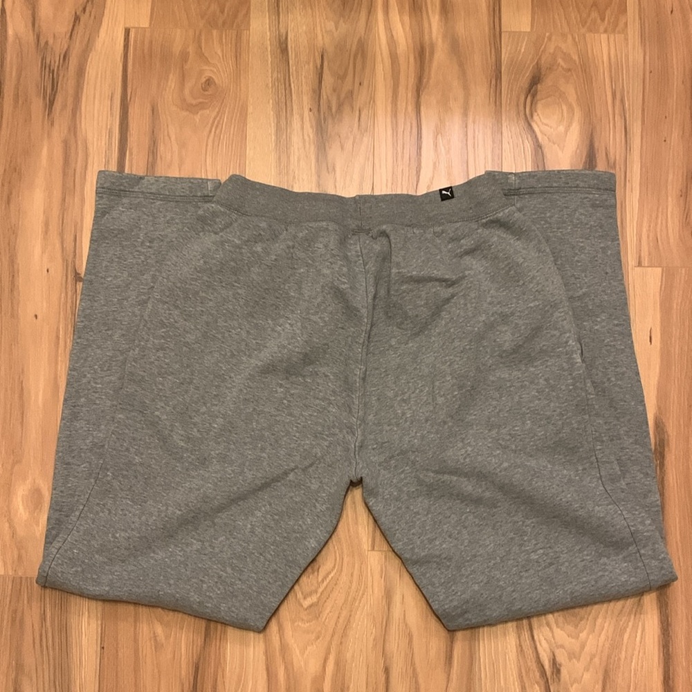 Puma Gray Drawstring Track Pants - Picture 4 of 5